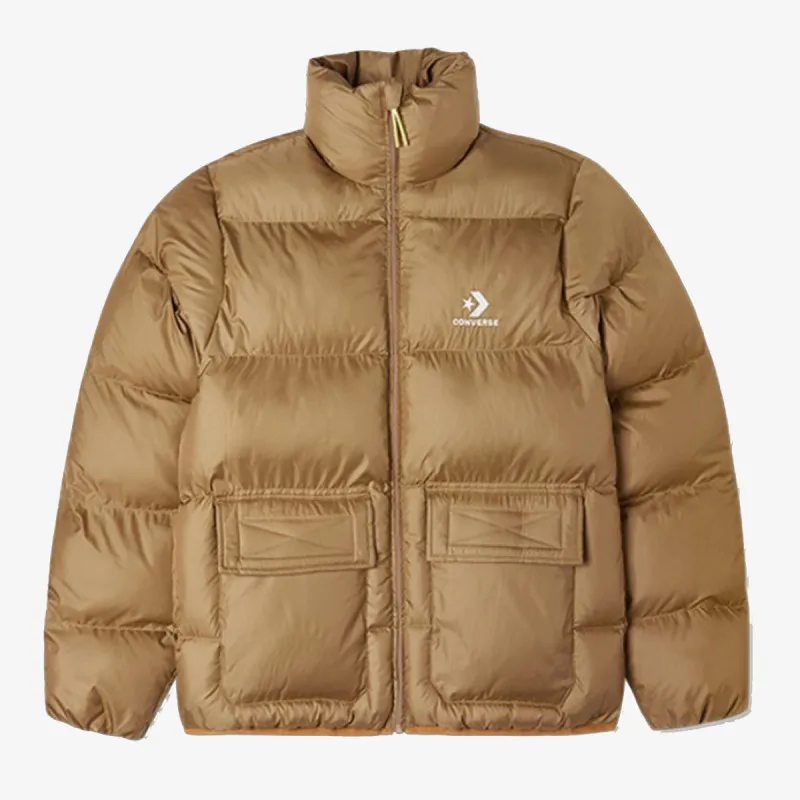 CONVERSE PATCH POCKET PUFFER JACKET 