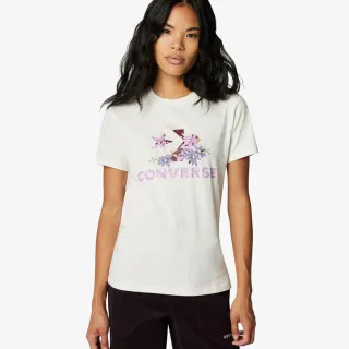 CONVERSE STAR CHEVRON ABSTRACT FLOWERS TEE