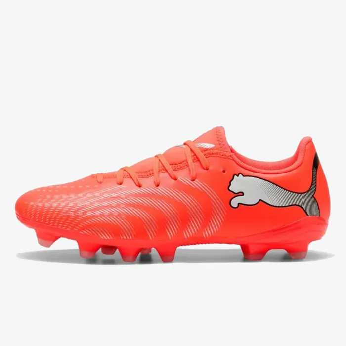 PUMA FUTURE 9 PLAY FG/AG Glowing Red-PUMA Whi 