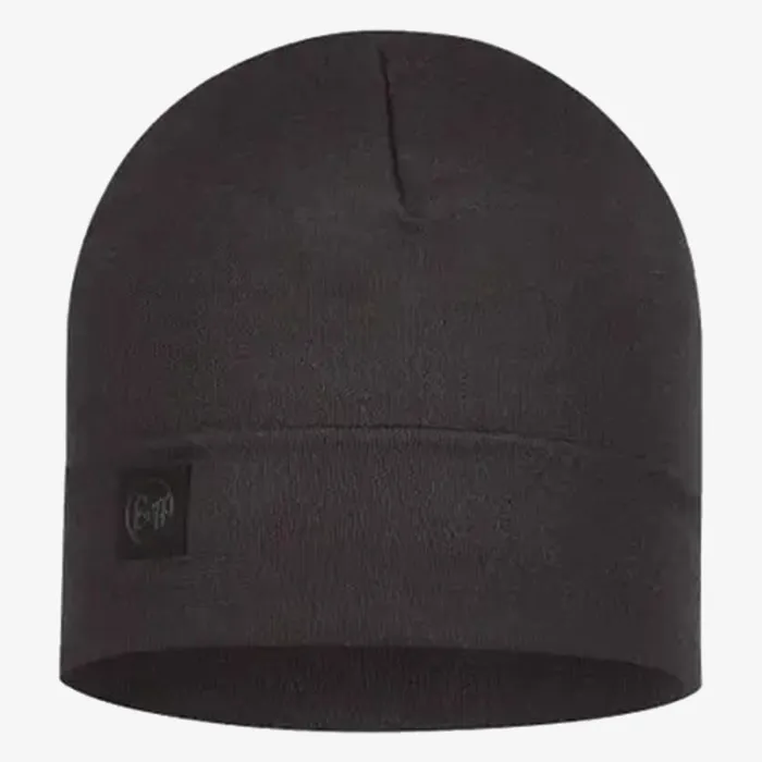 BUFF MERINO HEAVYWEIGHT BEANIE SOLID BLACK 