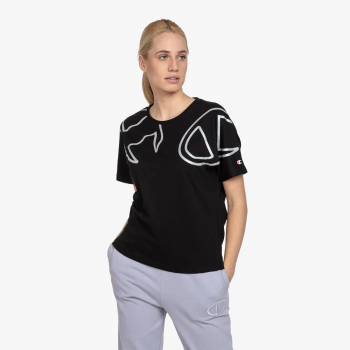LADY BROKEN LOGO T-SHIRT 