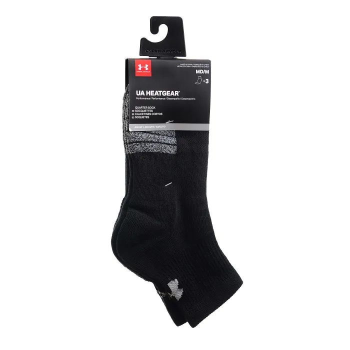 UA HEATGEAR QUARTER 3PK 