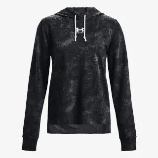 UNDER ARMOUR RIVAL TERRY PRINT HOODIE 
