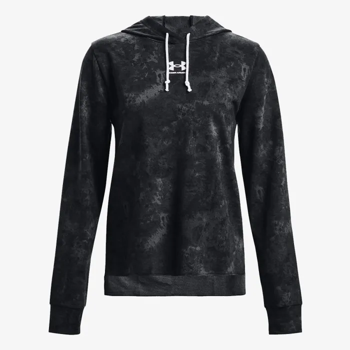 UNDER ARMOUR RIVAL TERRY PRINT HOODIE 