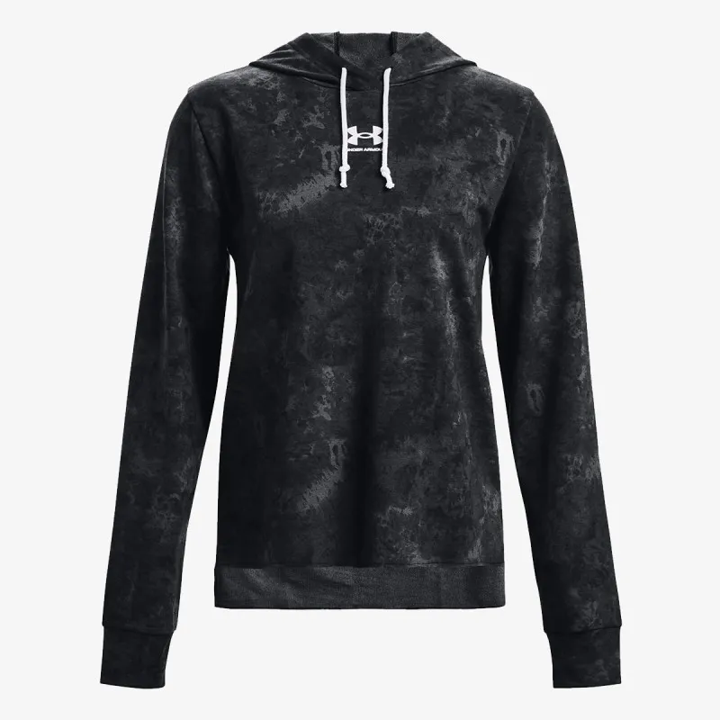 UNDER ARMOUR RIVAL TERRY PRINT HOODIE 