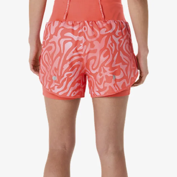 ASICS ROAD ALL OVER PRINT 2-N-1 3.5IN SHORT 