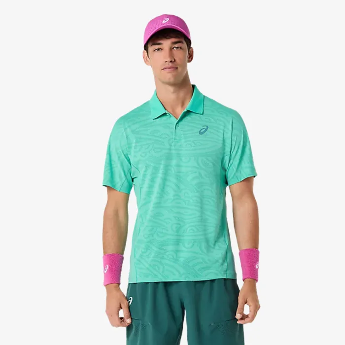 ASICS MATCH JACQUARD POLO SS TOP 