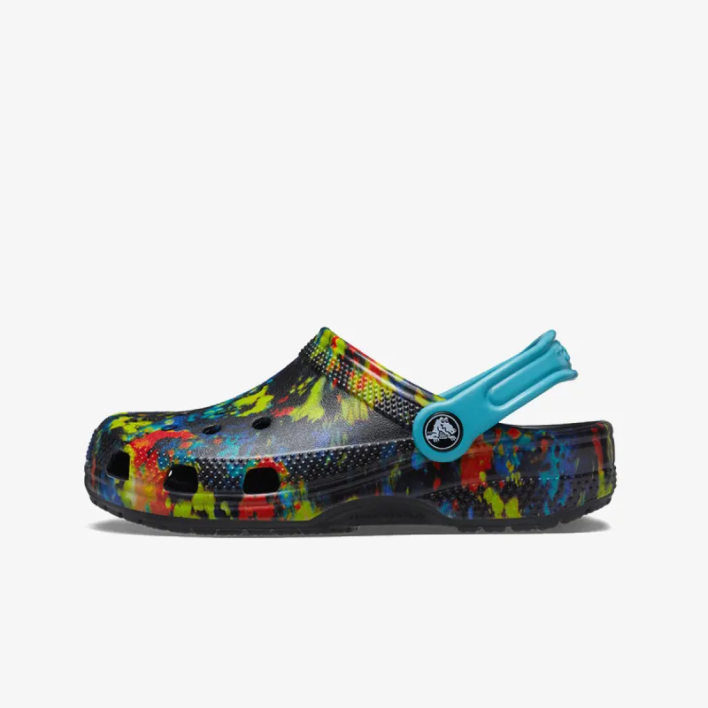 CROCS CLASSIC TIEDYE GRAPHIC CLOG K