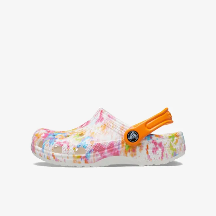 CROCS CLASSIC TIEDYE GRAPHIC CLOG K 