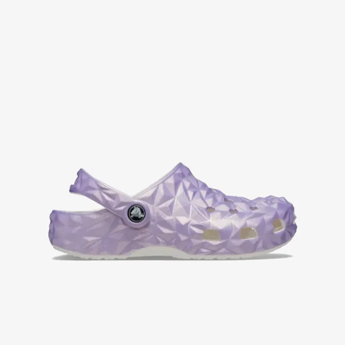 CROCS CLASSIC IRIDESCENT GEO CLOG KIDS 