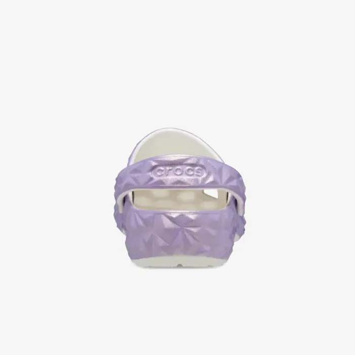 CROCS CLASSIC IRIDESCENT GEO CLOG KIDS 