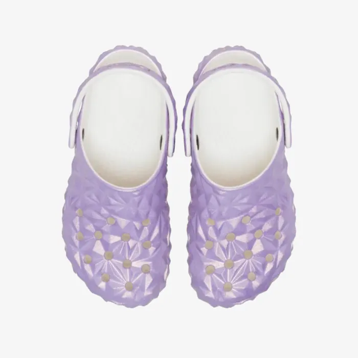 CROCS CLASSIC IRIDESCENT GEO CLOG KIDS 