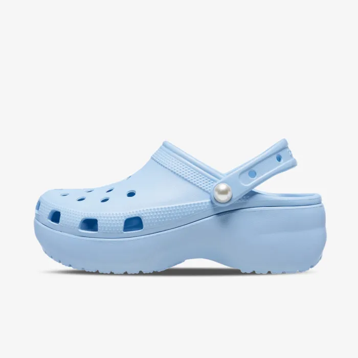 CROCS CLASSIC PLATFORM PEARL CLOG 