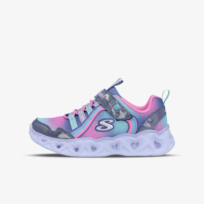 SKECHERS HEART LIGHTS - RAINB