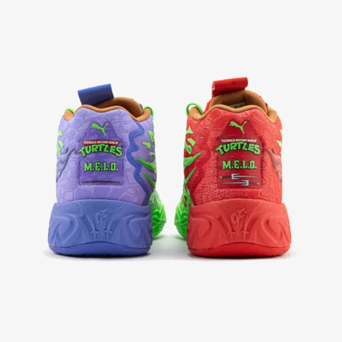 PUMA MB.04 TMNT R&D Fluro Green Pes-PUMA Red-