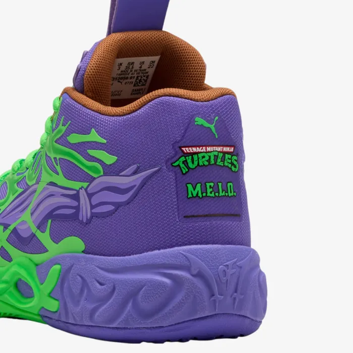 PUMA MB.04 TMNT R&D JR Fluro Green Pes-PUMA R 