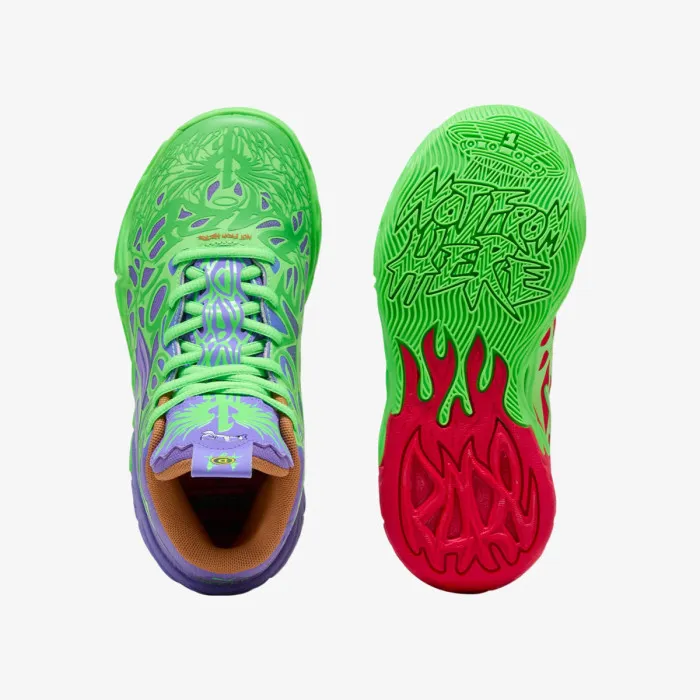 PUMA MB.04 TMNT R&D JR Fluro Green Pes-PUMA R 