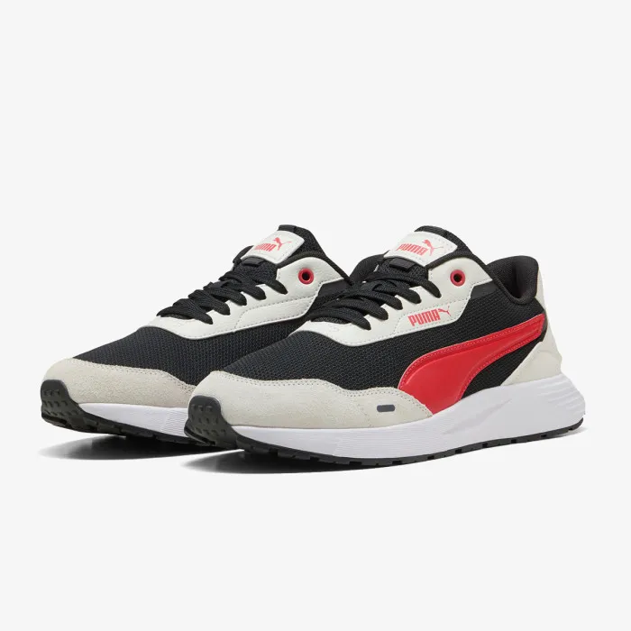 PUMA Runtamed PUMA Black-Red Fire-Vapor Gray- 
