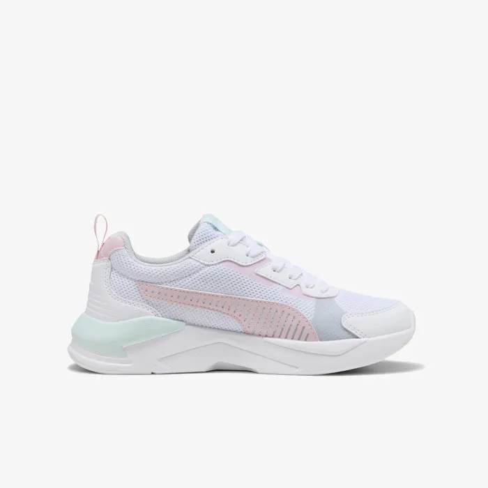 PUMA X-Ray 3 LT Jr PUMA White-Rose Mauve-Peac 