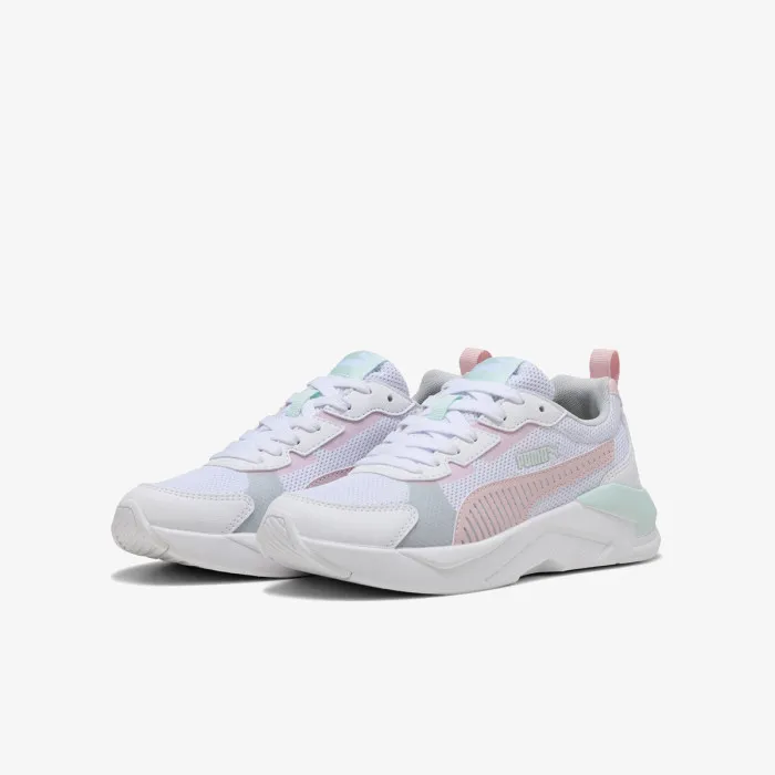 PUMA X-Ray 3 LT Jr PUMA White-Rose Mauve-Peac 