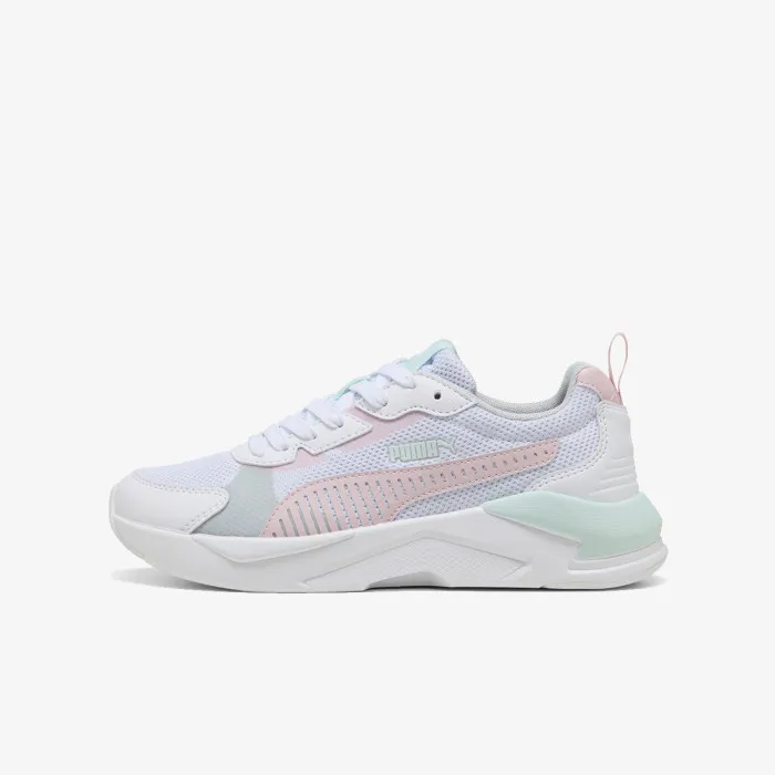 PUMA X-Ray 3 LT Jr PUMA White-Rose Mauve-Peac 