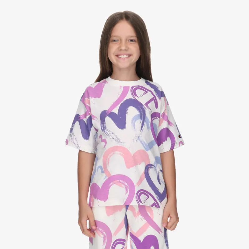 CHAMPION ALL OVER HEART T-SHIRT 