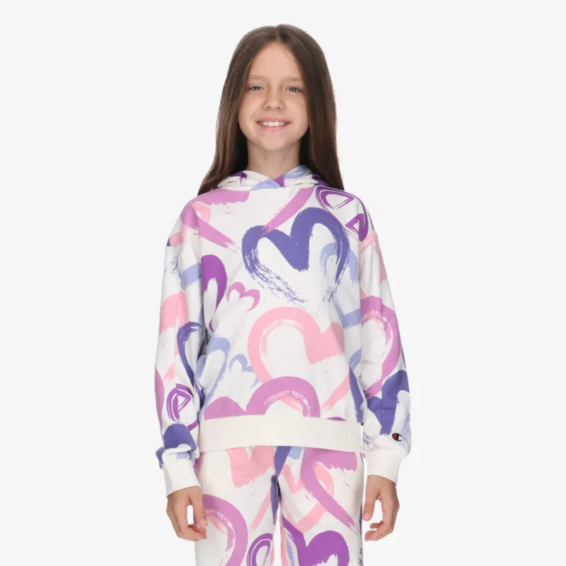 CHAMPION ALL OVER HEART HOODY 