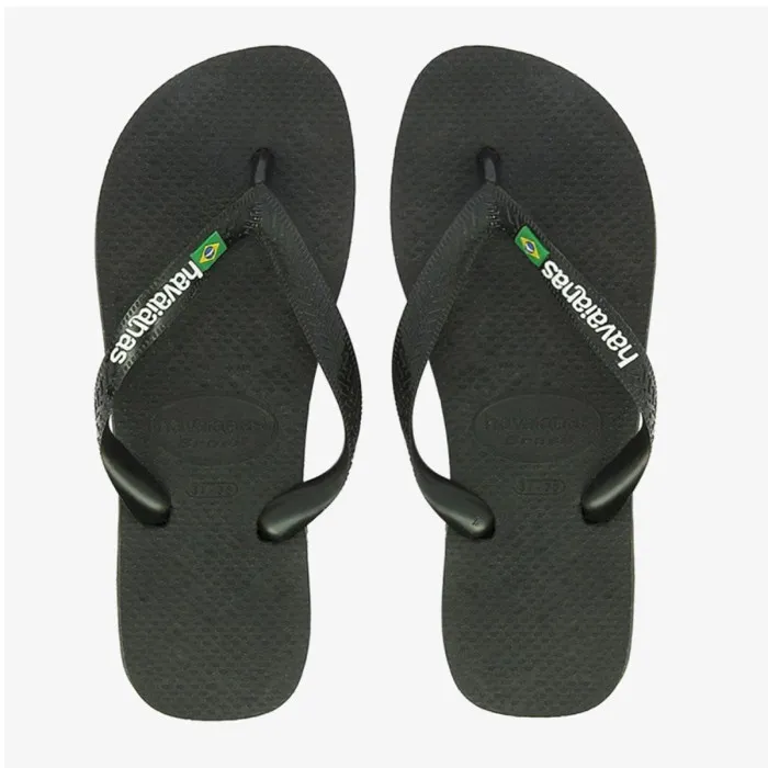 HAVAIANAS HAV. BRASIL LOGO BLACK 