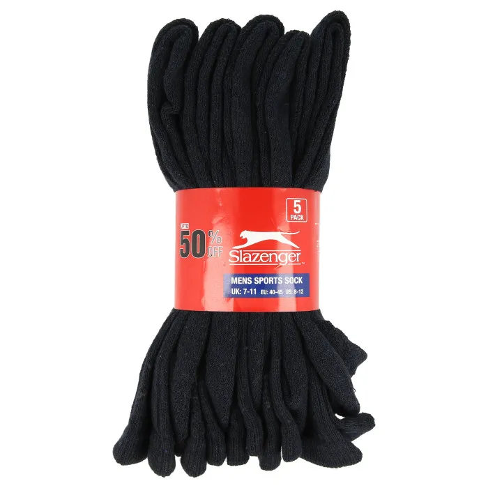 SLAZENGER Slaz 5PK Crew Sock Sn00 