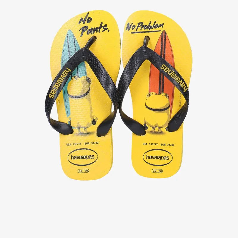 HAVAIANAS KIDS MINIONS CITRUS BLACK