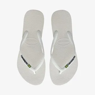 HAVAIANAS SLIM BRASIL LOGO WHITE 