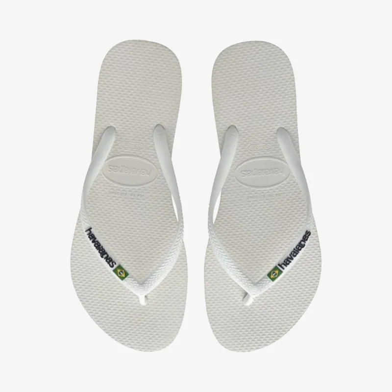 HAVAIANAS SLIM BRASIL LOGO WHITE 