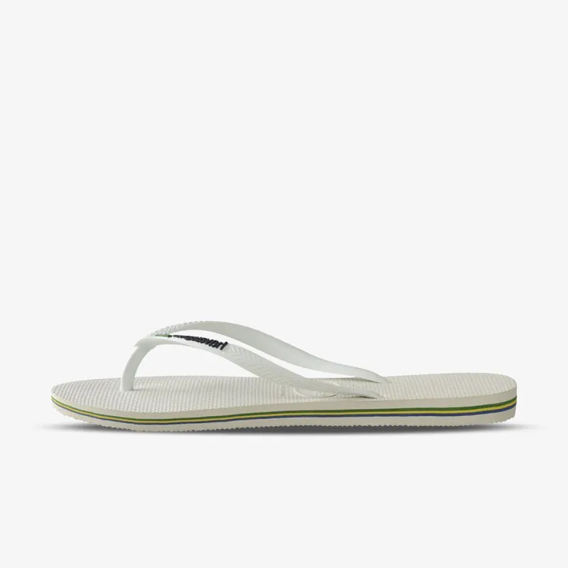 HAVAIANAS SLIM BRASIL LOGO WHITE 