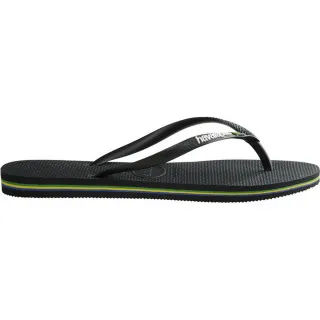 HAVAIANAS SLIM BRASIL LOGO BLACK 