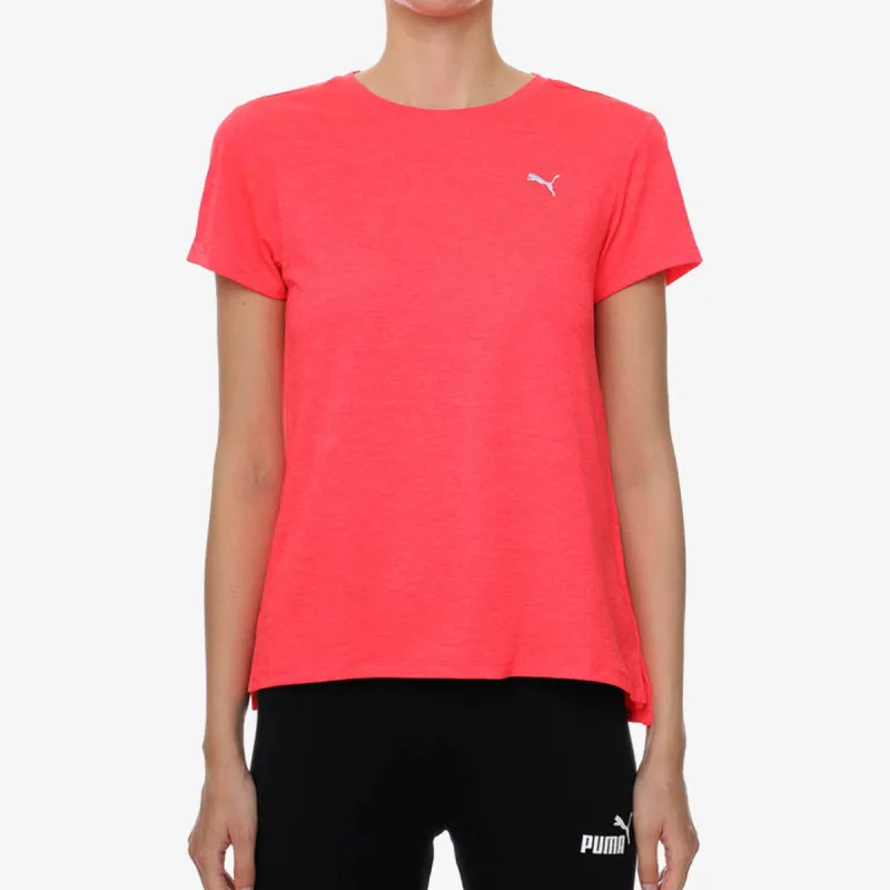 PUMA PUMA RUN FAVORITE HEATHER SS TEE W