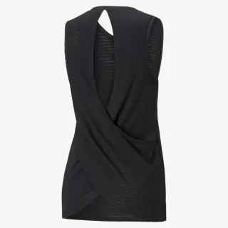 PUMA STUDIO BURNOUT TANK PUMA BLACK-BURN OUT