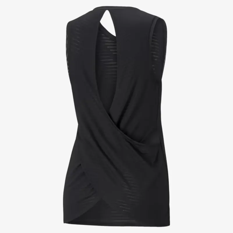 PUMA STUDIO BURNOUT TANK PUMA BLACK-BURN OUT
