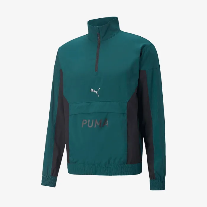 PUMA FIT WOVEN 1/2 ZIP 