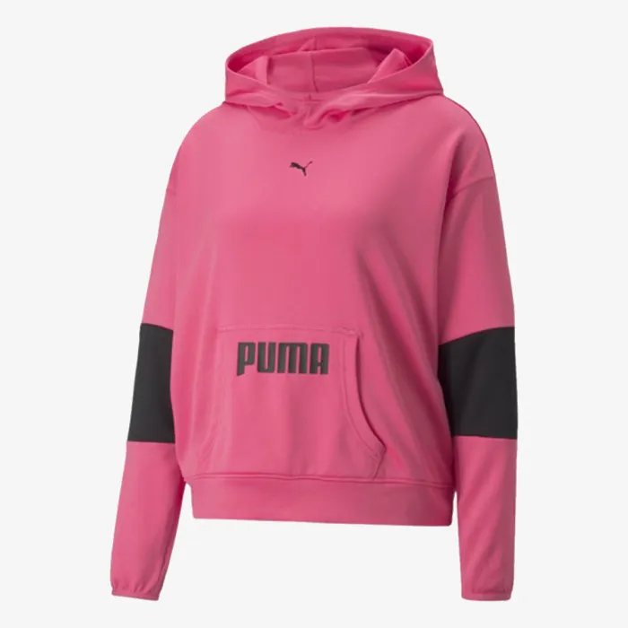 PUMA TRAIN ALL DAY HOODIE SUNSET PINK 