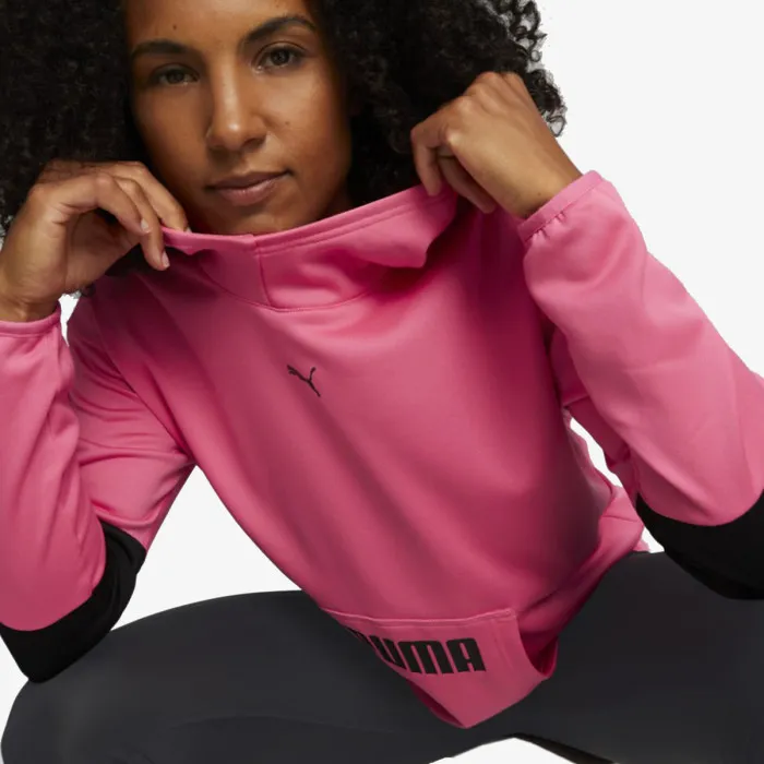 PUMA TRAIN ALL DAY HOODIE SUNSET PINK 