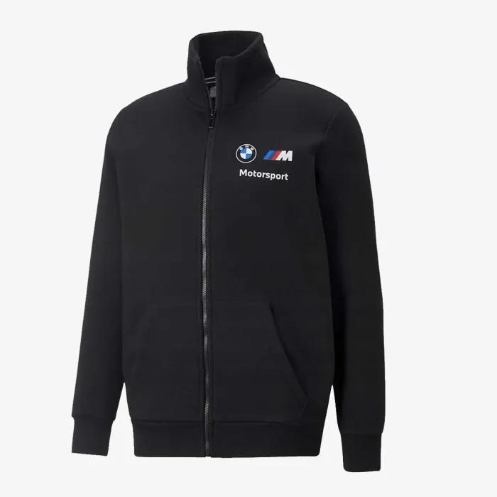 PUMA BMW MMS ESS FLEECE JKT COTTON BLACK 