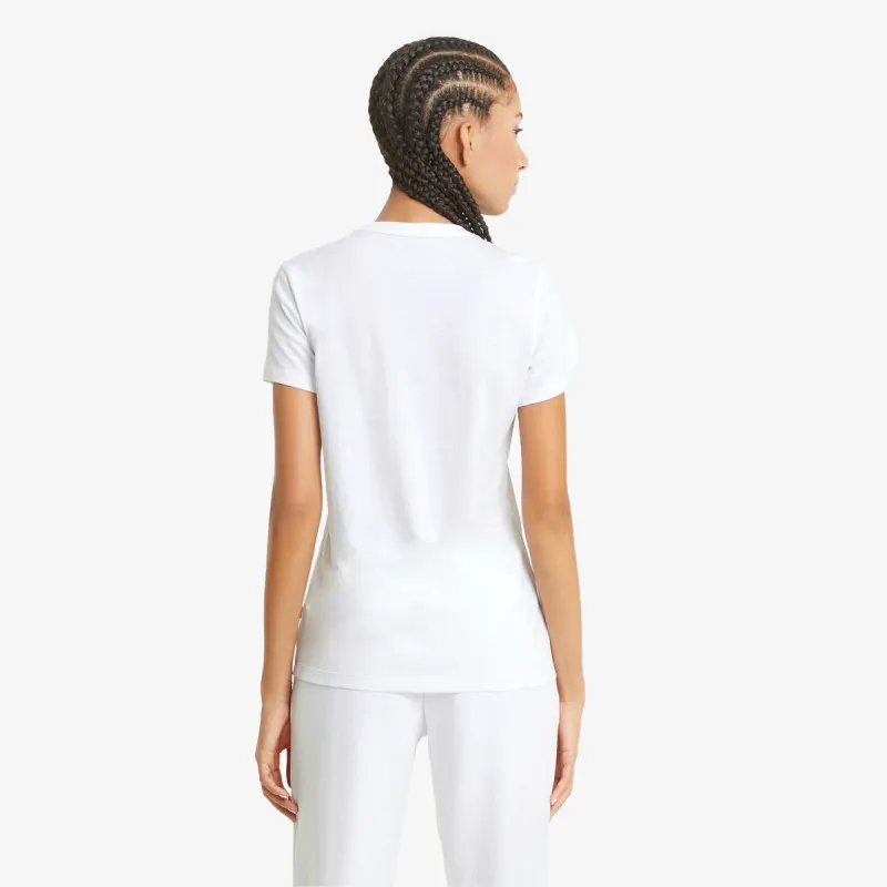 PUMA ESS LOGO TEE PUMA WHITE