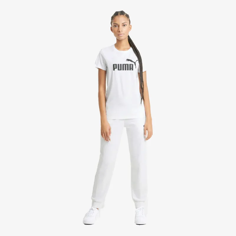 PUMA ESS LOGO TEE PUMA WHITE