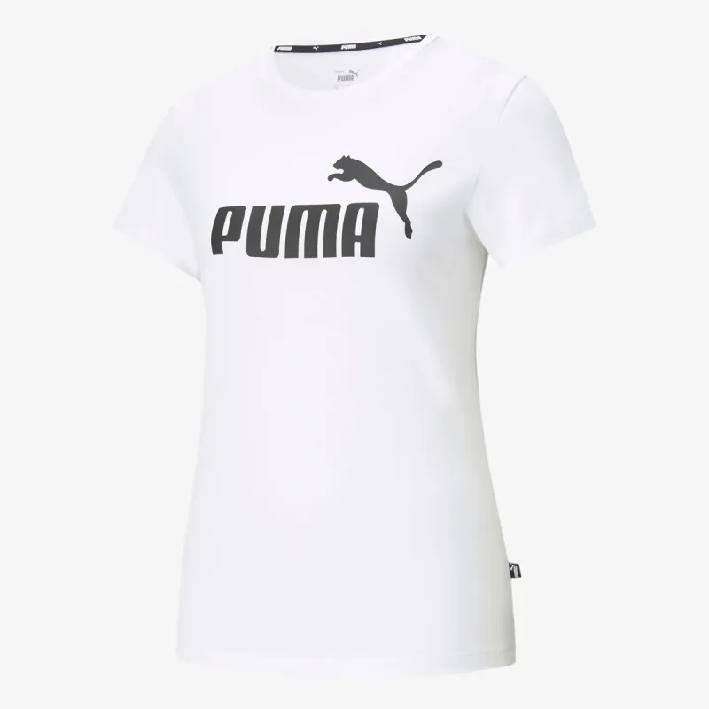 PUMA ESS LOGO TEE PUMA WHITE
