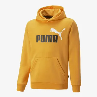 PUMA ESS+ 2 COL BIG LOGO HOODIE FL B TANGERIN