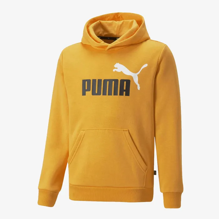 PUMA ESS+ 2 COL BIG LOGO HOODIE FL B TANGERIN 