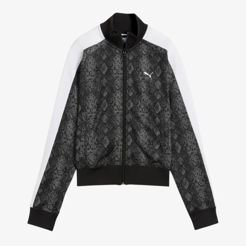 PUMA T7 Snake AOP Short Track Jacket 
