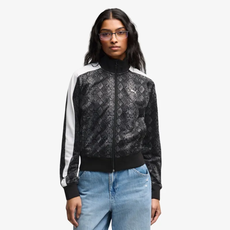 PUMA T7 Snake AOP Short Track Jacket 