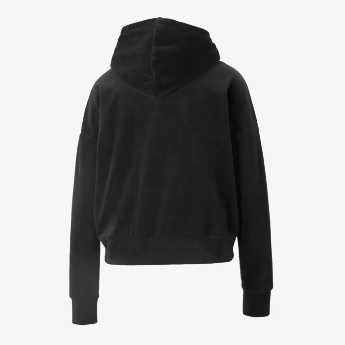 PUMA ESS+ EMBROIDERY HOODIE FL PUMA BLACK 