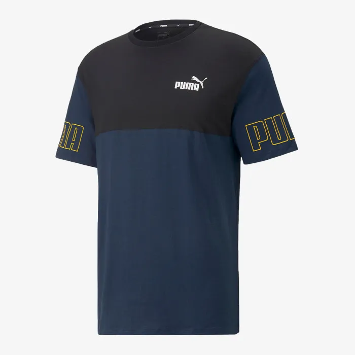 PUMA POWER COLORBLOCK TEE 